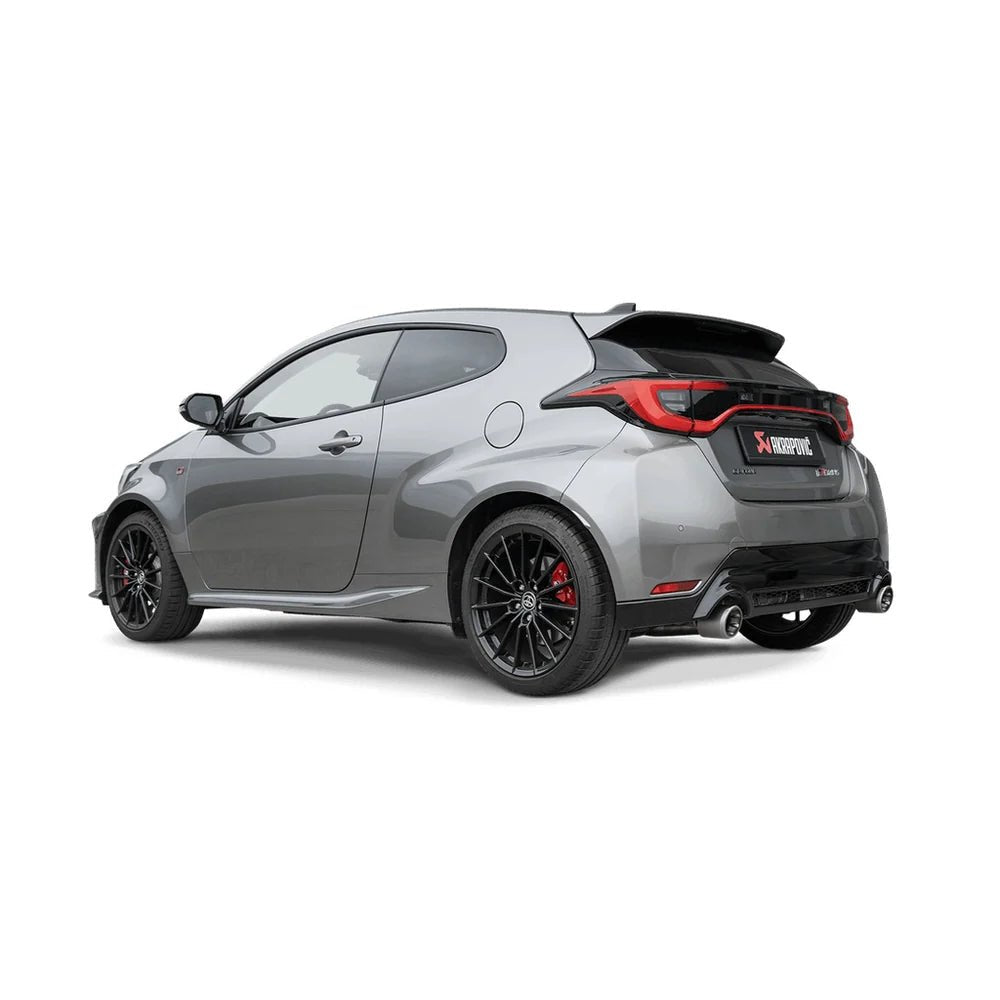 Toyota GR Yaris Facelift Slip-On Race Line Titanium Exhaust System by Akrapovic (2024+) - AUTOID® - Exhaust System - Akrapovic