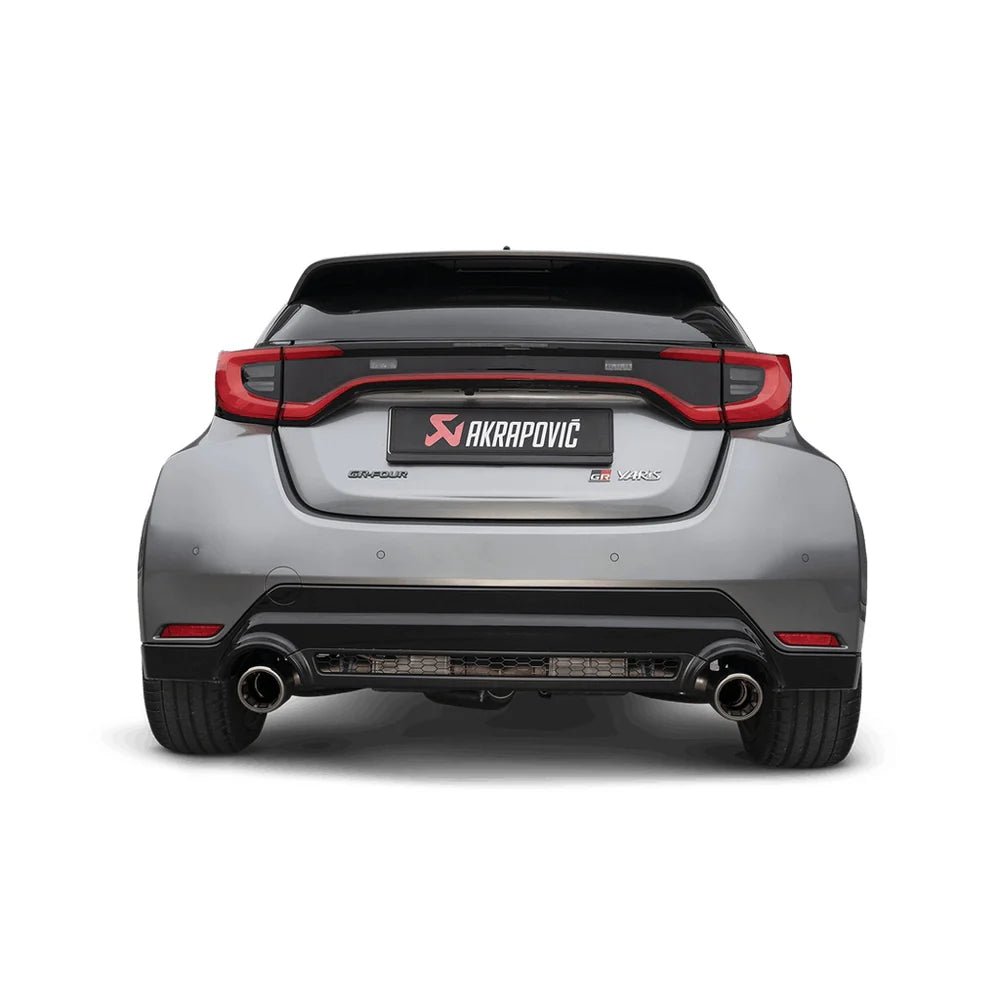 Toyota GR Yaris Facelift Slip-On Race Line Titanium Exhaust System by Akrapovic (2024+) - AUTOID® - Exhaust System - Akrapovic
