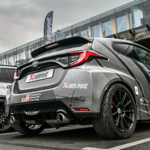 Toyota GR Yaris Slip-On Race Line Titanium Exhaust System by Akrapovic (2021-2023) - AUTOID® - Exhaust System - Akrapovic