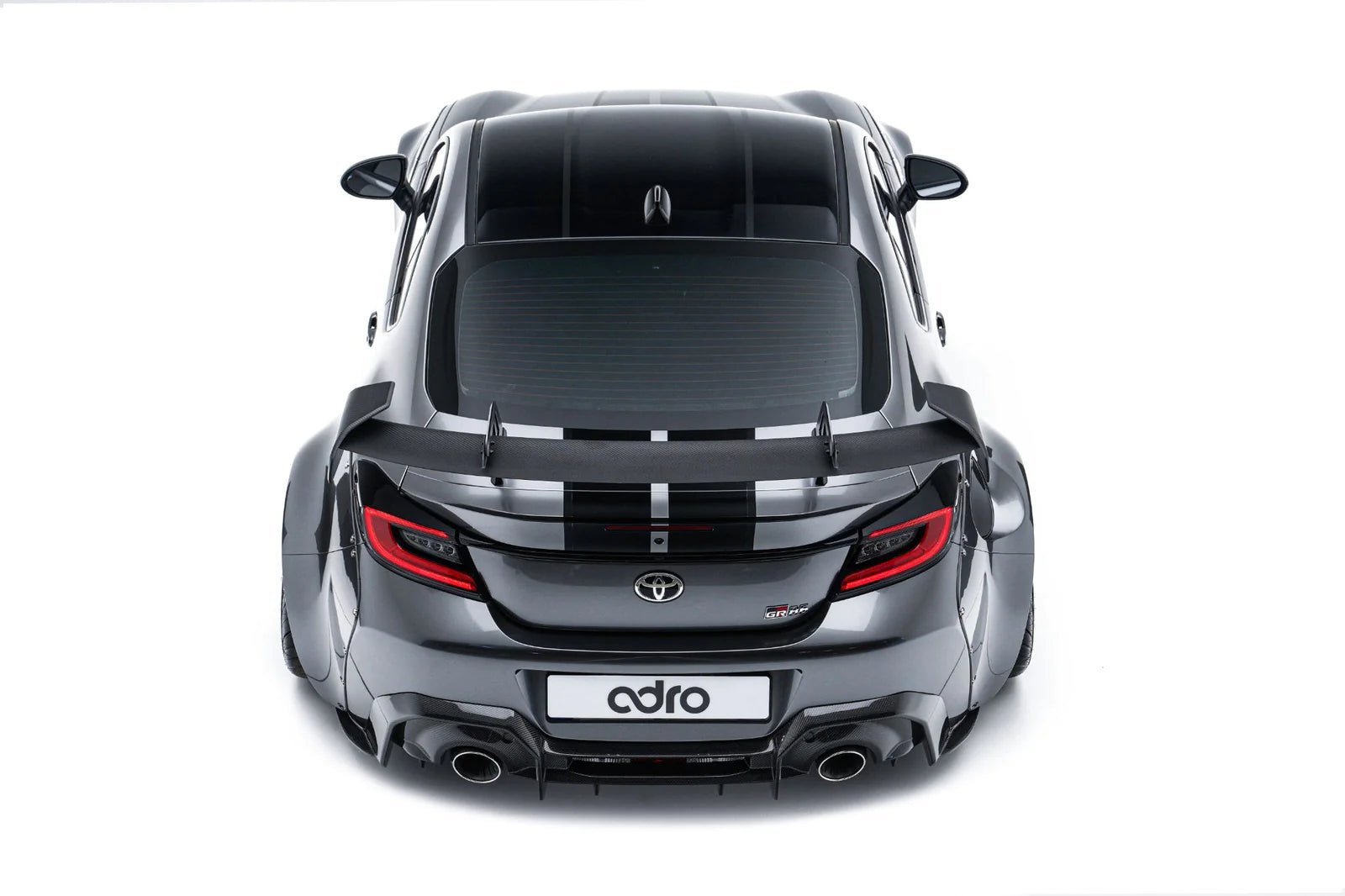 Toyota GR86 & Subaru BRZ Pre-Preg Carbon Fibre Swan Neck AT-R Rear Wing by Adro (2022+) - AUTOID® - Rear Wings - Adro