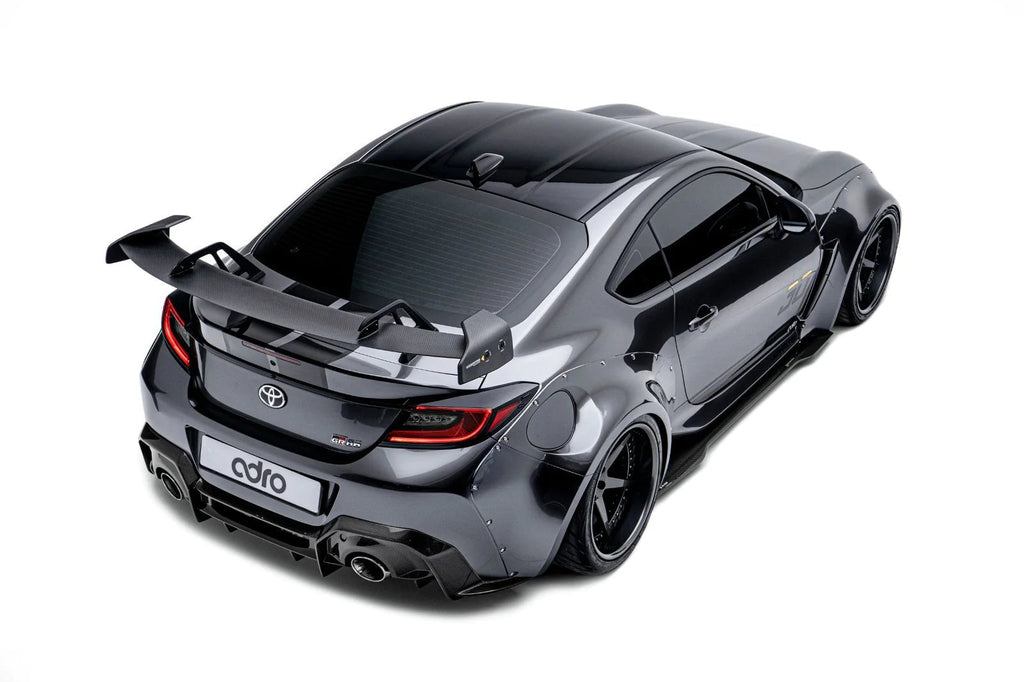 Toyota GR86 & Subaru BRZ Pre-Preg Carbon Fibre Swan Neck AT-R Rear Wing by Adro (2022+) - AUTOID® - Rear Wings - Adro