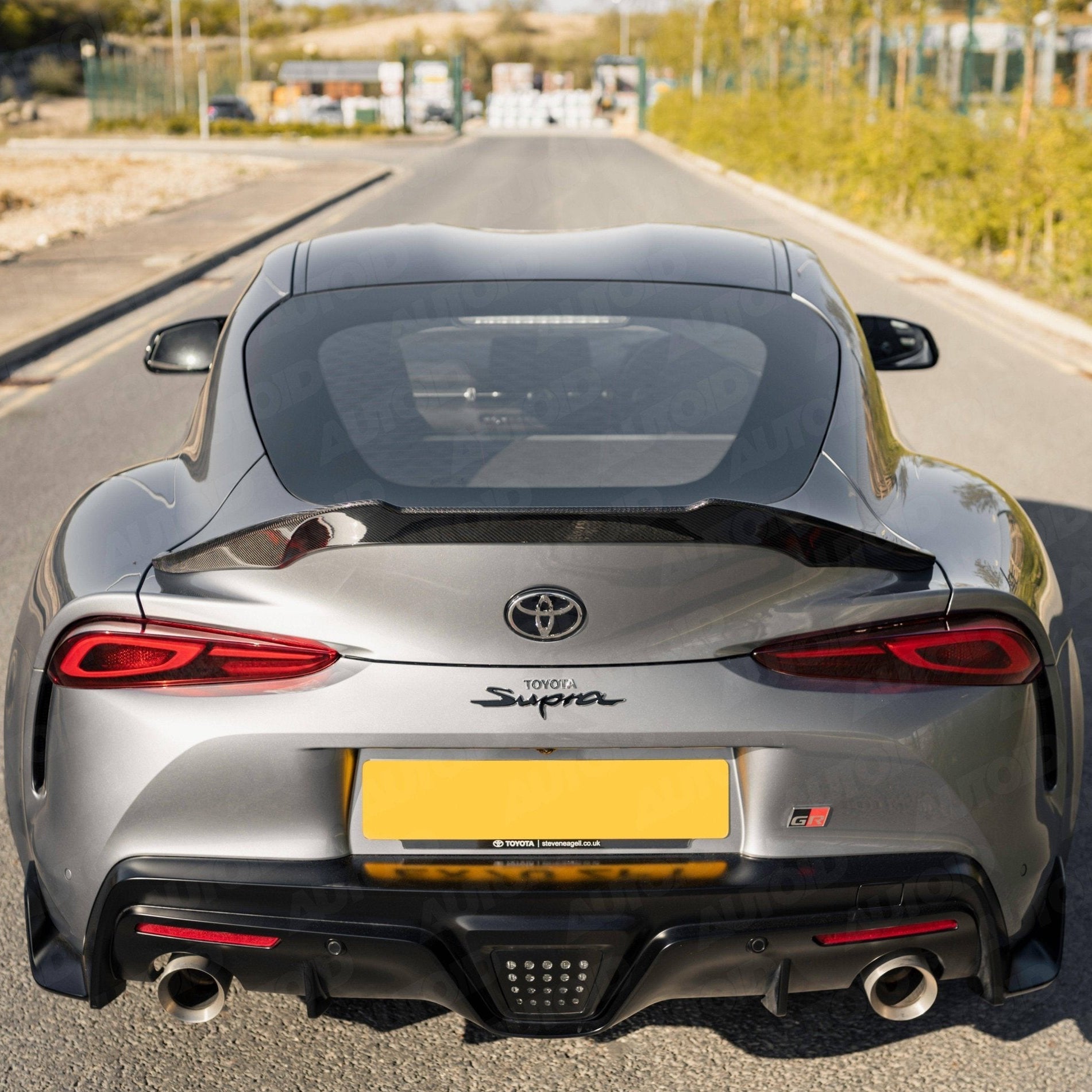 Toyota Supra A90 Mk5 Pre-Preg Carbon Fibre Performance Rear Spoiler by FORM (2019+) - AUTOID® - Rear Spoilers - FORM Industries
