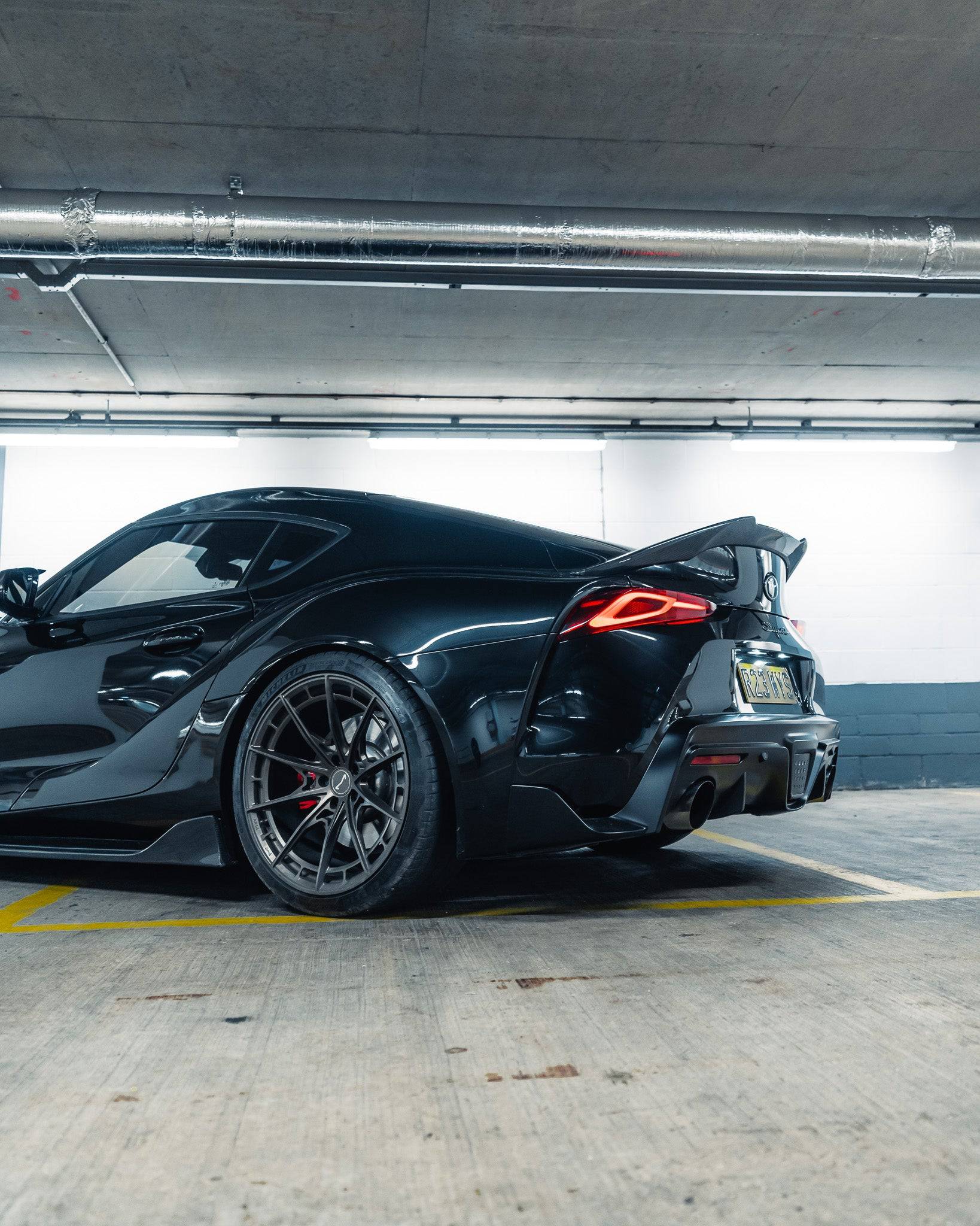 Toyota Supra A90 Mk5 Pre-Preg Carbon Fibre Performance Rear Spoiler by FORM (2019+) - AUTOID® - Rear Spoilers - FORM Industries