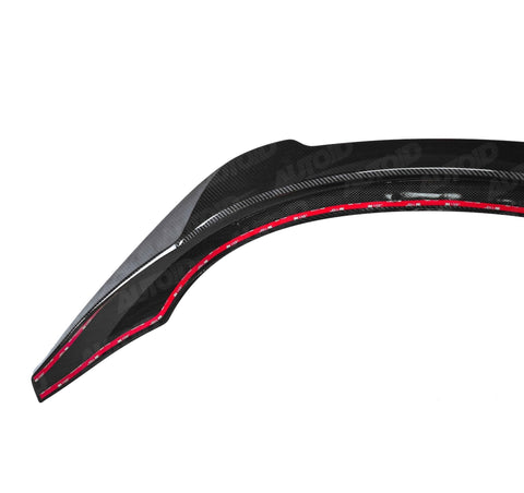 Toyota Supra A90 Mk5 Pre-Preg Carbon Fibre Performance Rear Spoiler by FORM (2019+) - AUTOID® - Rear Spoilers - FORM Industries