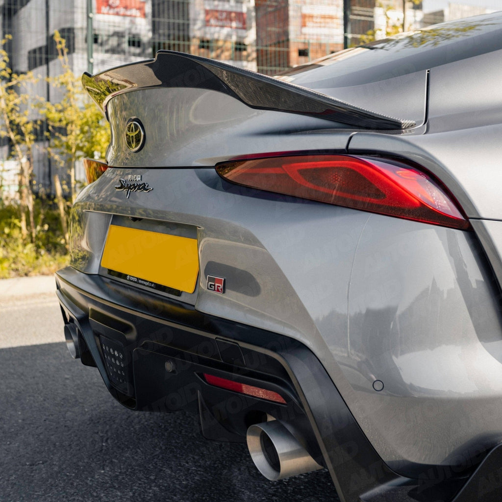 Toyota Supra A90 Mk5 Pre-Preg Carbon Fibre Performance Rear Spoiler by FORM (2019+) - AUTOID® - Rear Spoilers - FORM Industries