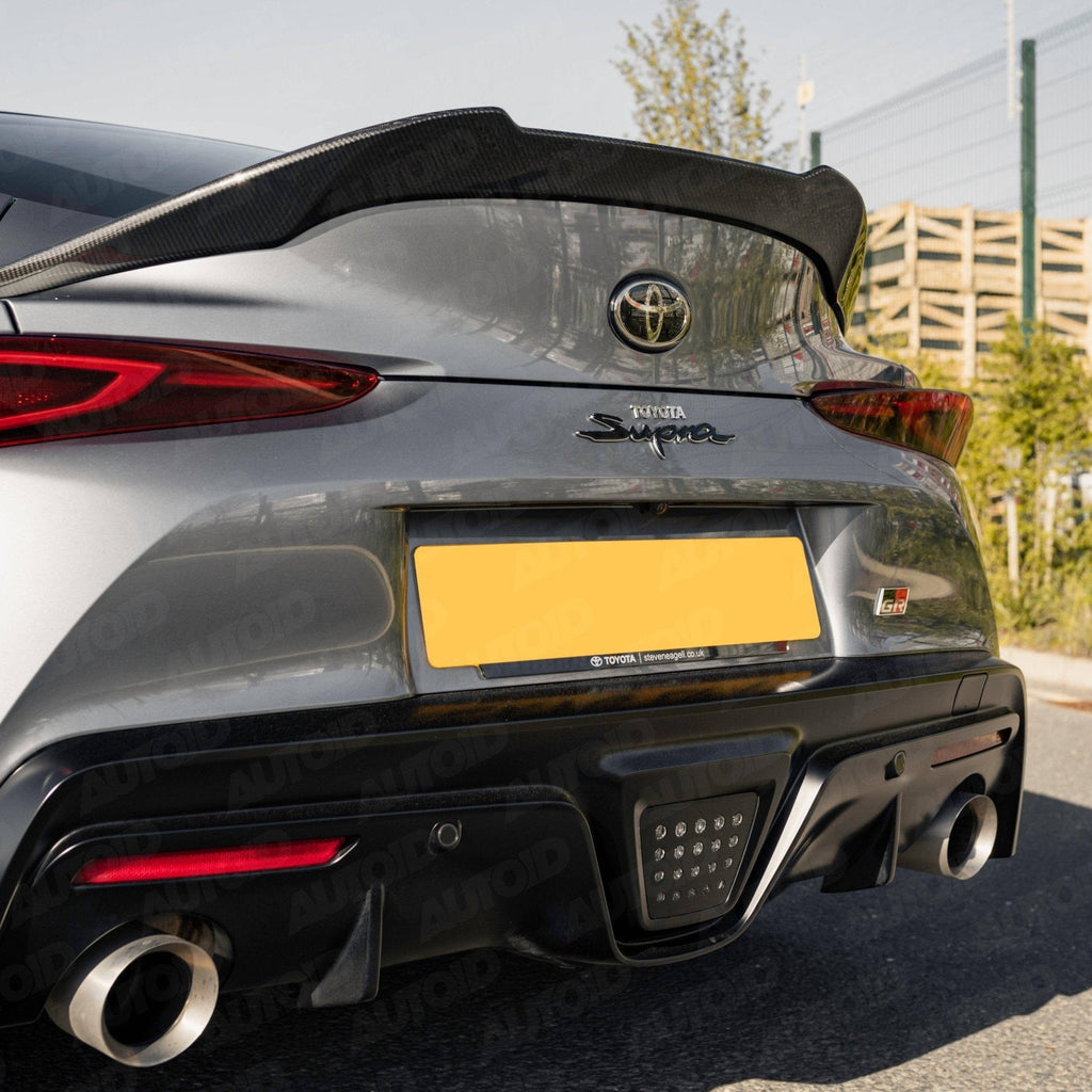 Toyota Supra A90 Mk5 Pre-Preg Carbon Fibre Performance Rear Spoiler by FORM (2019+) - AUTOID® - Rear Spoilers - FORM Industries