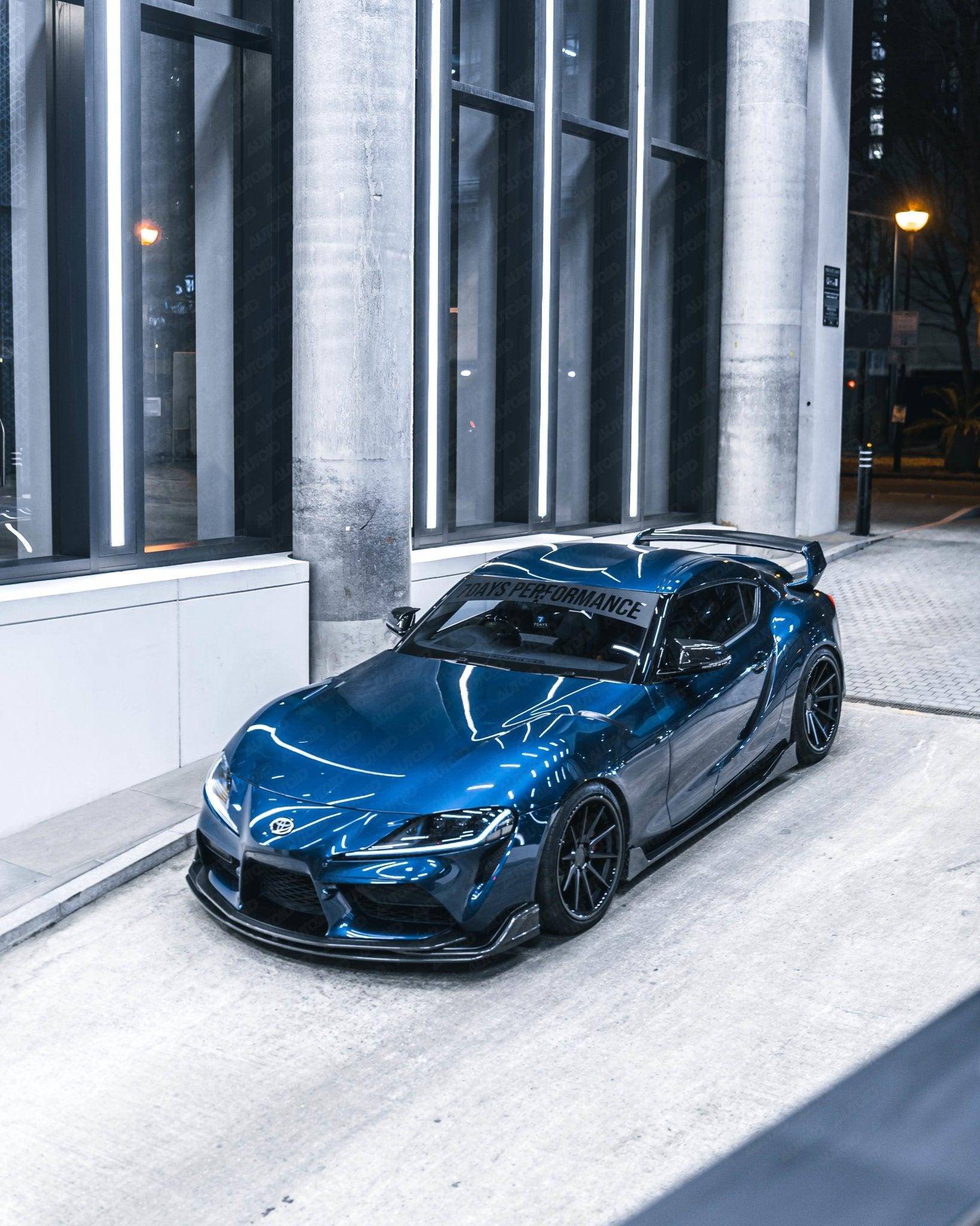 Toyota Supra Mk5 Carbon Fibre ID-01 Front Splitter by FORM (2019+) - AUTOID® - Front Lips & Splitters - FORM Industries