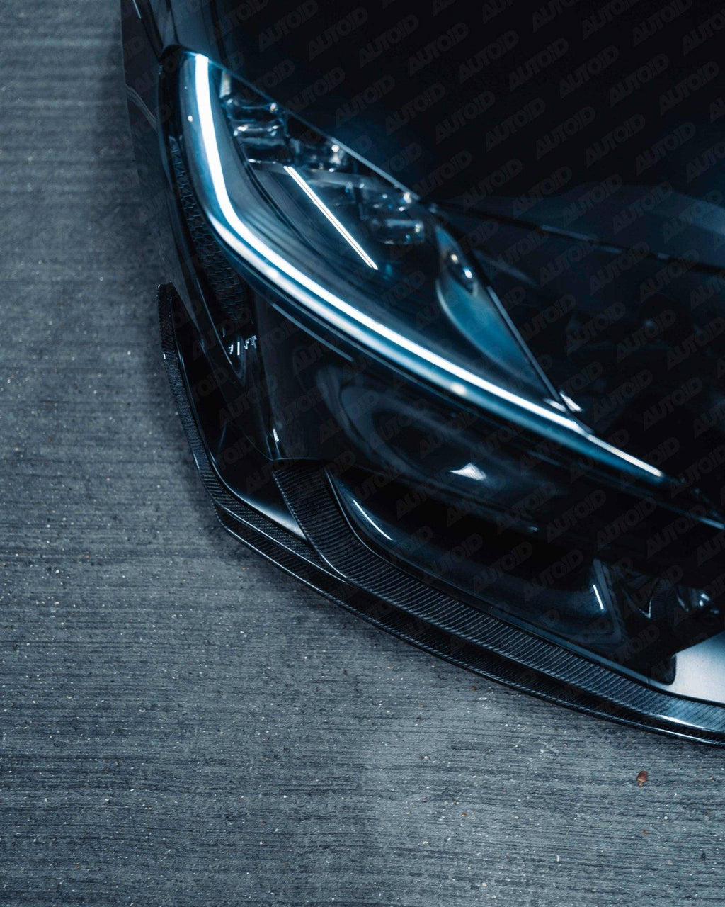 Toyota Supra Mk5 Carbon Fibre ID-01 Front Splitter by FORM (2019+) - AUTOID® - Front Lips & Splitters - FORM Industries