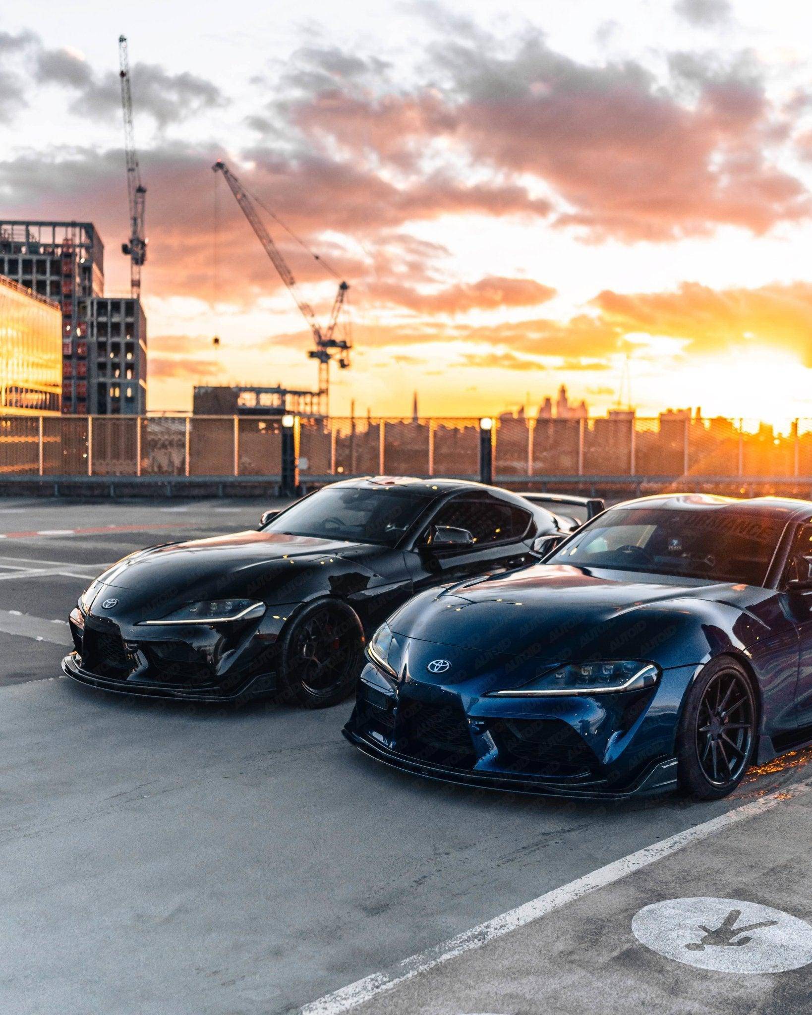 Toyota Supra Mk5 Carbon Fibre ID-01 Front Splitter by FORM (2019+) - AUTOID® - Front Lips & Splitters - FORM Industries