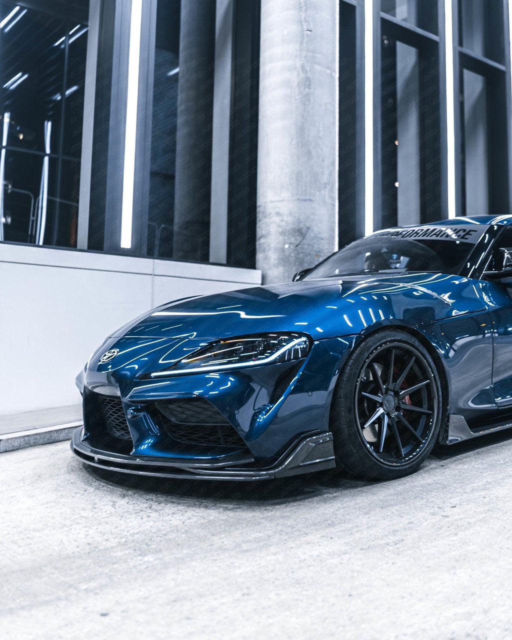 Toyota Supra Mk5 Carbon Fibre ID-01 Front Splitter by FORM (2019+) - AUTOID® - Front Lips & Splitters - FORM Industries