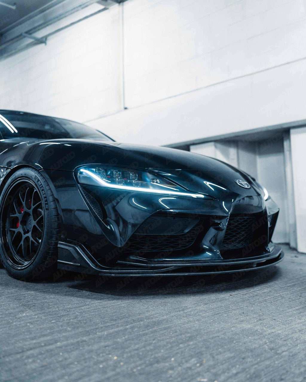 Toyota Supra Mk5 Carbon Fibre ID-01 Front Splitter by FORM (2019+) - AUTOID® - Front Lips & Splitters - FORM Industries