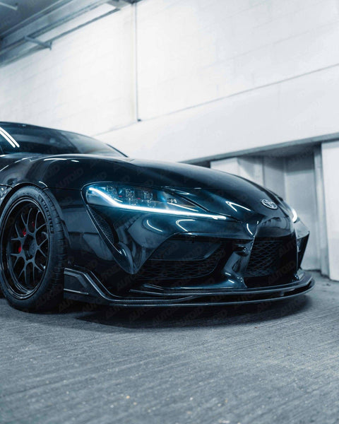 Toyota Supra Mk5 Carbon Fibre ID-01 Front Splitter by FORM (2019+) - AUTOID® - Front Lips & Splitters - FORM Industries