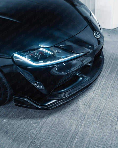 Toyota Supra Mk5 Carbon Fibre ID-01 Front Splitter by FORM (2019+) - AUTOID® - Front Lips & Splitters - FORM Industries