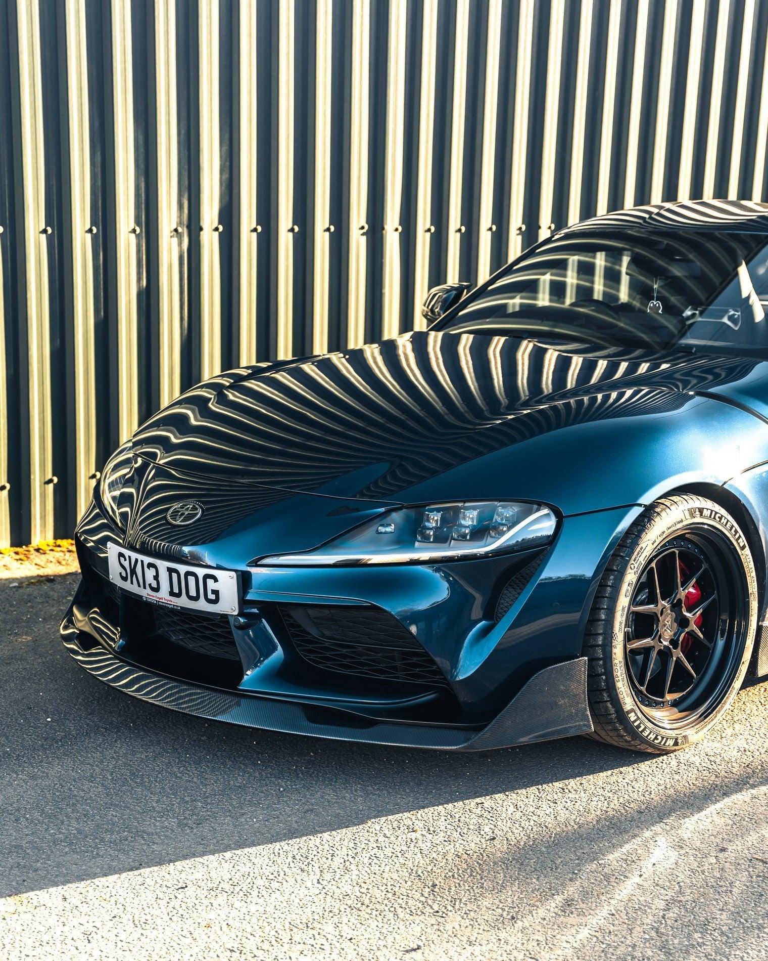 Toyota Supra Mk5 Carbon Fibre ID - 23 Front Splitter (2019+) - AUTOID - Front Lips & Splitters - Essentials