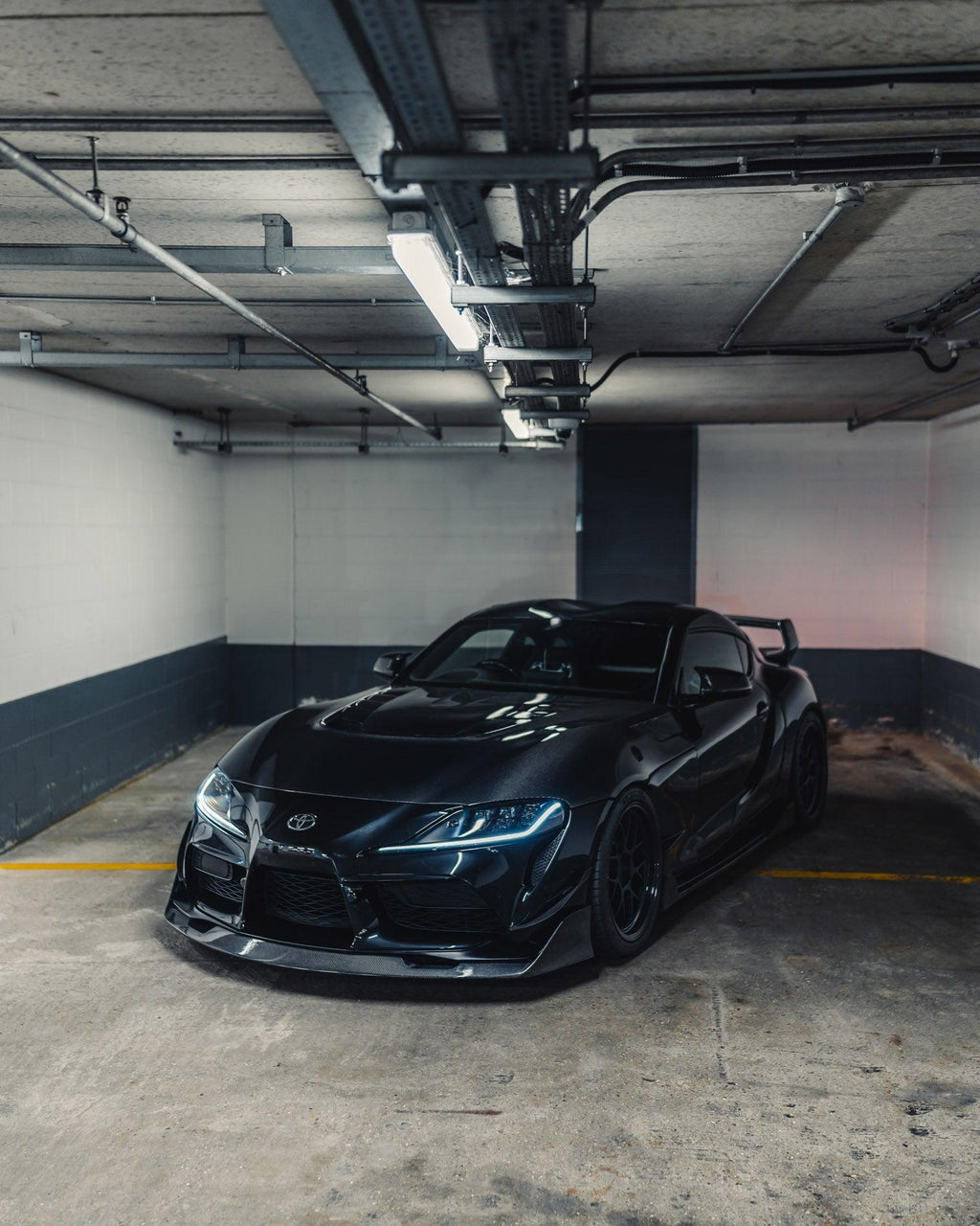 Toyota Supra Mk5 Carbon Fibre ID-23 Front Splitter by FORM (2019+) - AUTOID® - Front Lips & Splitters - FORM Industries