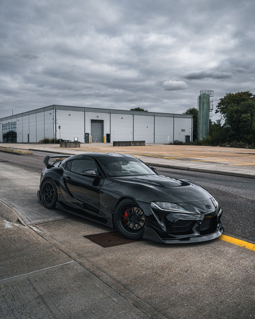 Toyota Supra Mk5 Carbon Fibre ID-23 Front Splitter by FORM (2019+) - AUTOID® - Front Lips & Splitters - FORM Industries