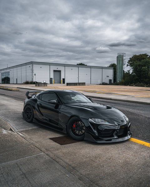 Toyota Supra Mk5 Carbon Fibre ID-23 Front Splitter by FORM (2019+) - AUTOID® - Front Lips & Splitters - FORM Industries