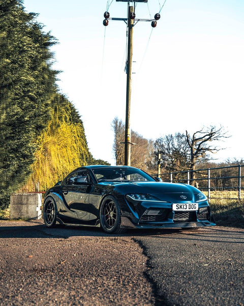 Toyota Supra Mk5 Carbon Fibre ID-23 Front Splitter by FORM (2019+) - AUTOID® - Front Lips & Splitters - FORM Industries