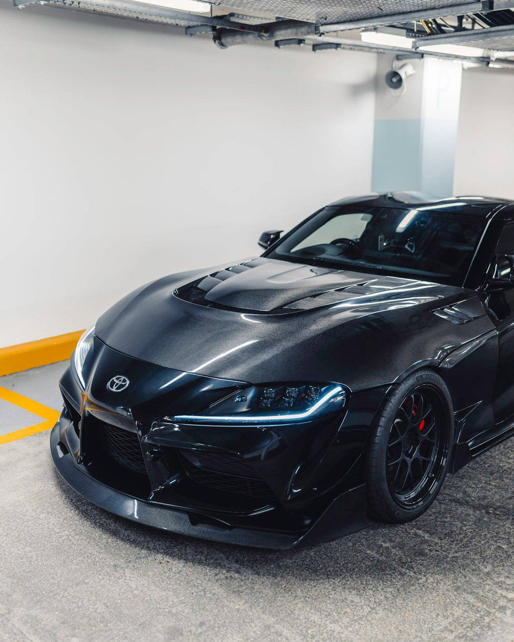 Toyota Supra Mk5 Carbon Fibre ID-23 Front Splitter by FORM (2019+) - AUTOID® - Front Lips & Splitters - FORM Industries
