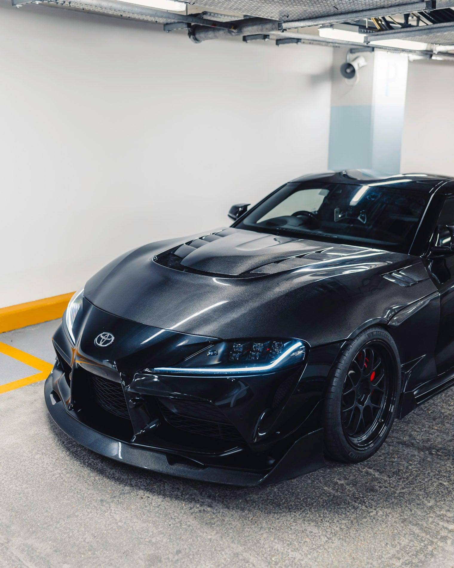 Toyota Supra Mk5 Carbon Fibre ID-23 Front Splitter by FORM (2019+) - AUTOID® - Front Lips & Splitters - FORM Industries