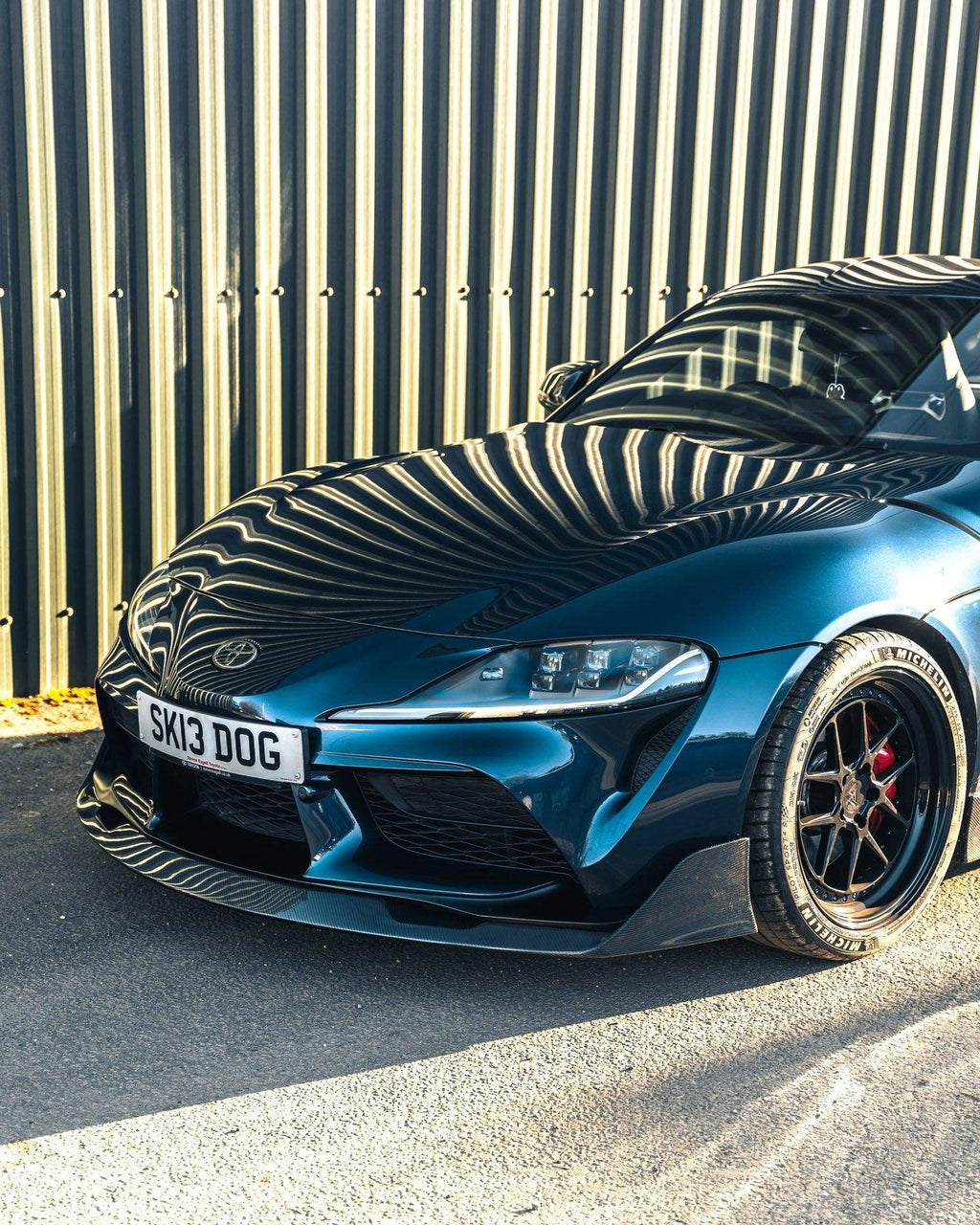 Toyota Supra Mk5 Carbon Fibre ID-23 Front Splitter by FORM (2019+) - AUTOID® - Front Lips & Splitters - FORM Industries