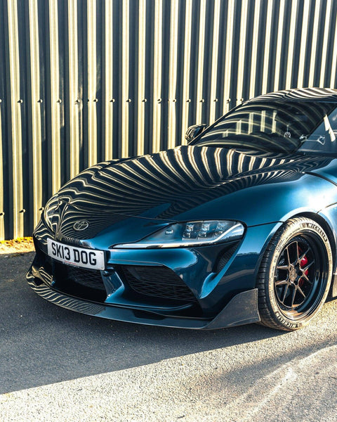 Toyota Supra Mk5 Carbon Fibre ID-23 Front Splitter by FORM (2019+) - AUTOID® - Front Lips & Splitters - FORM Industries