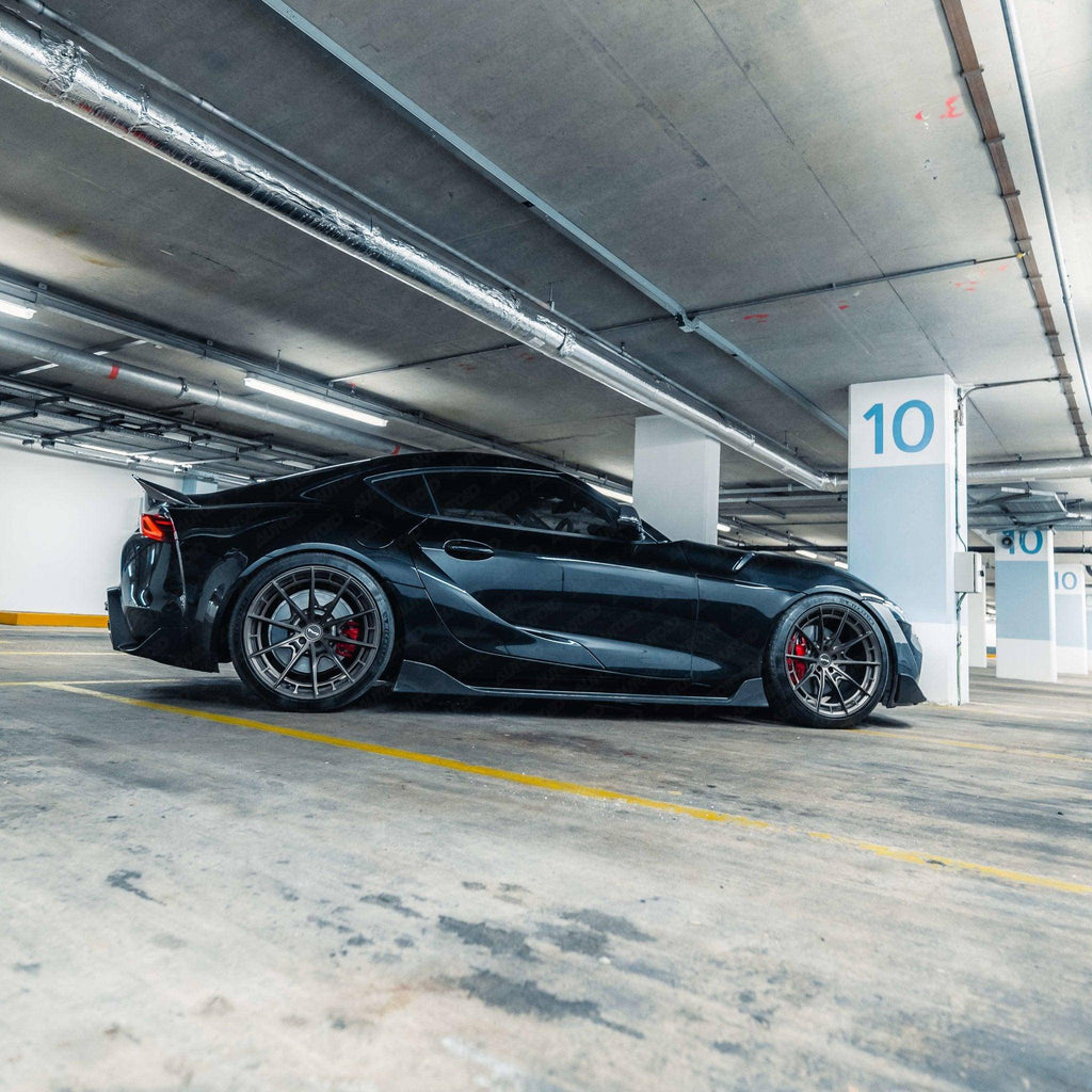 Toyota Supra Mk5 Carbon Fibre ID-23 Side Skirts by FORM (2019+) - AUTOID® - Side Skirts & Winglets - FORM Industries