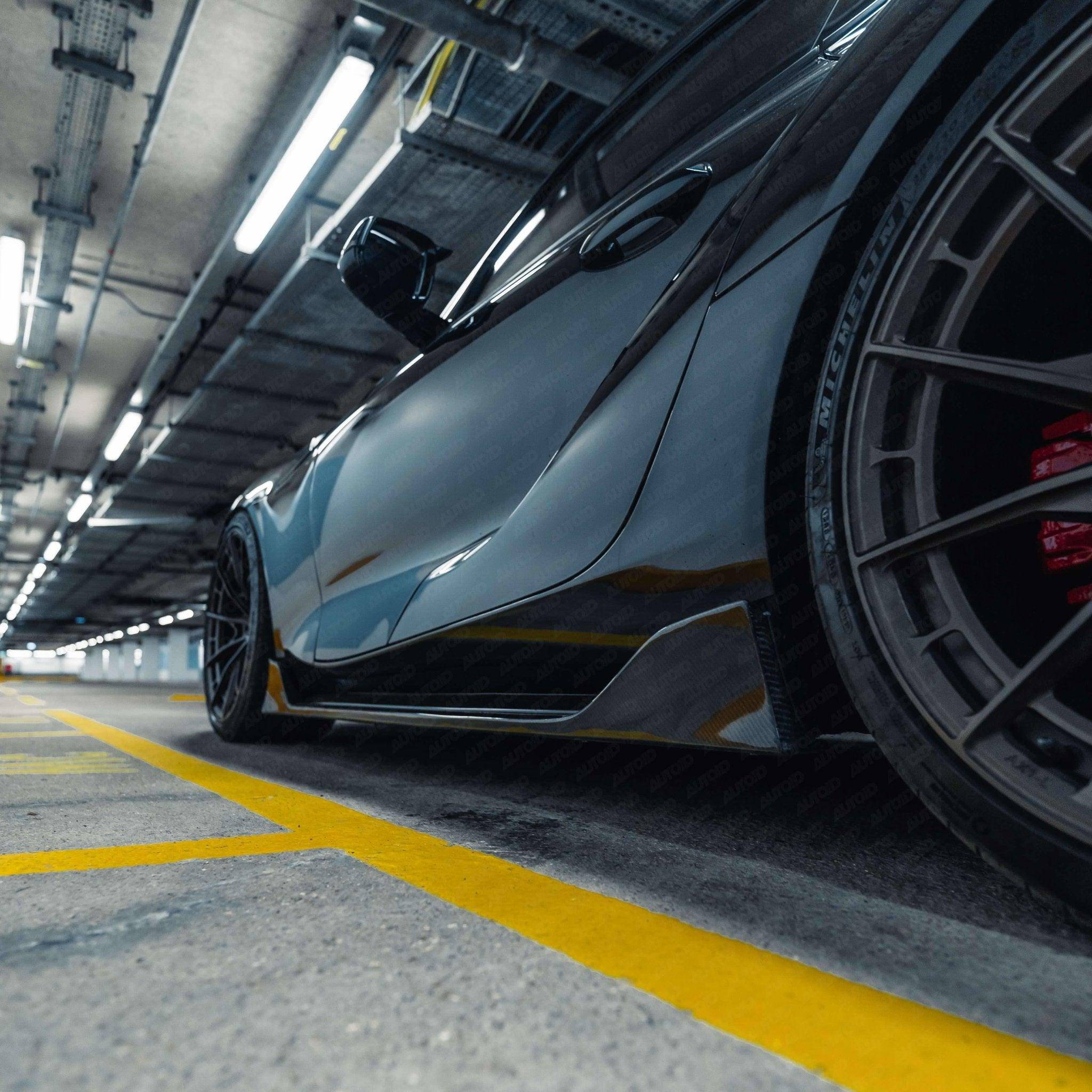 Toyota Supra Mk5 Carbon Fibre ID-23 Side Skirts by FORM (2019+) - AUTOID® - Side Skirts & Winglets - FORM Industries