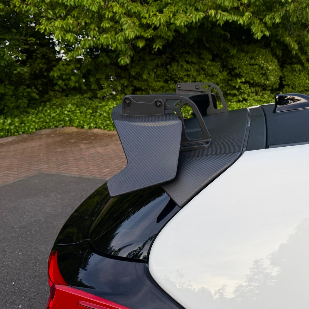 Toyota Yaris GR (Gen 1 & 2) Dry Carbon Fibre Spoiler & Base Panel Full Assembly by AP (2020+) - AUTOID® - Rear Wings - Automotive Passion
