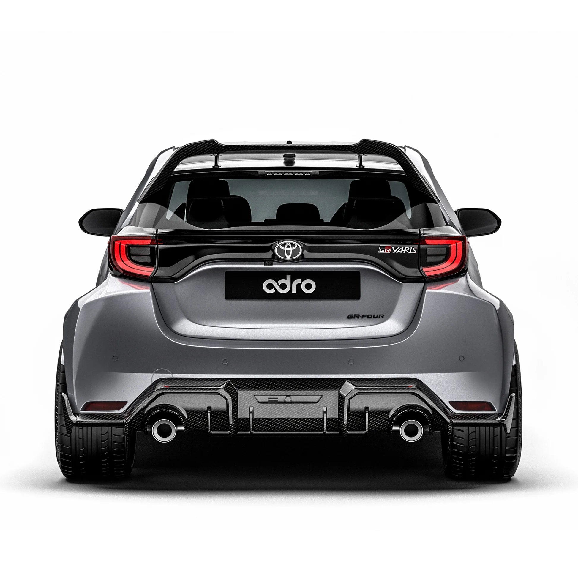 Adro Toyota GR Yaris (Gen 1 & 2) Pre-Preg Carbon Fibre Rear Spoiler by Adro  Rear Spoilers  AUTOID®  