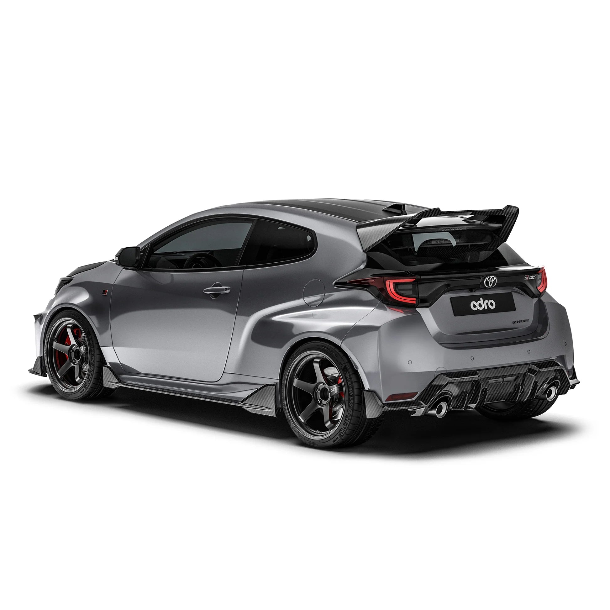 Adro Toyota GR Yaris (Gen 1 & 2) Carbon Fibre Side Skirts by Adro  Side Skirts & Winglets  AUTOID®  