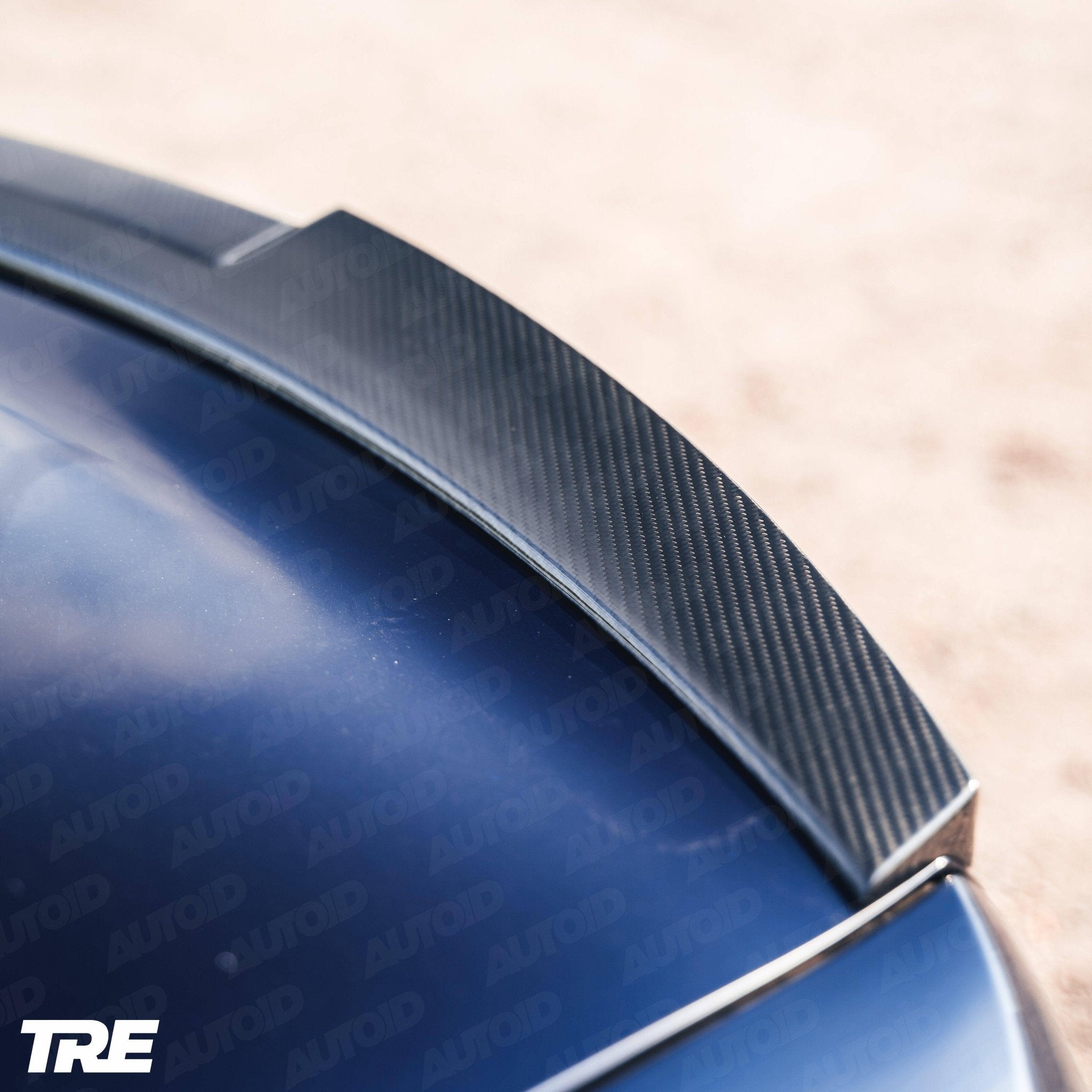 TRE Pre - Preg Carbon Fibre Competition Rear Spoiler for BMW 4 Series & M4 (2020+, G22 G82) - AUTOID - Rear Spoilers - TRE