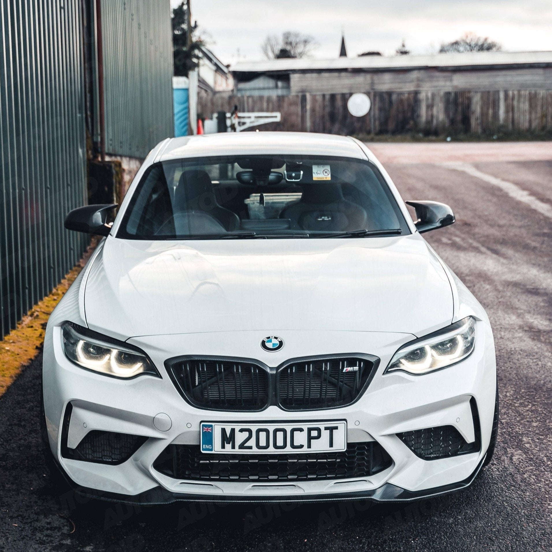 TRE Pre - preg Carbon Fibre CS Front Splitter for BMW M2 Competition (2018 - 2021, F87) - AUTOID - Front Lips & Splitters - TRE
