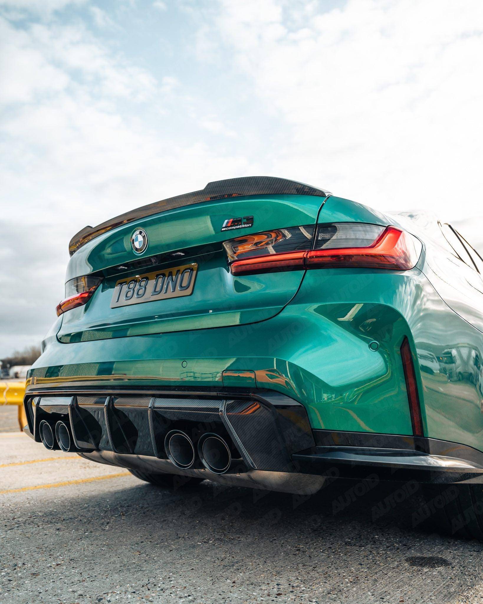 TRE Pre-preg Carbon Fibre CS Rear Spoiler for BMW 3 Series & M3 (2019+, G20 G80), Rear Spoilers, TRE - AUTOID | Premium Automotive Accessories