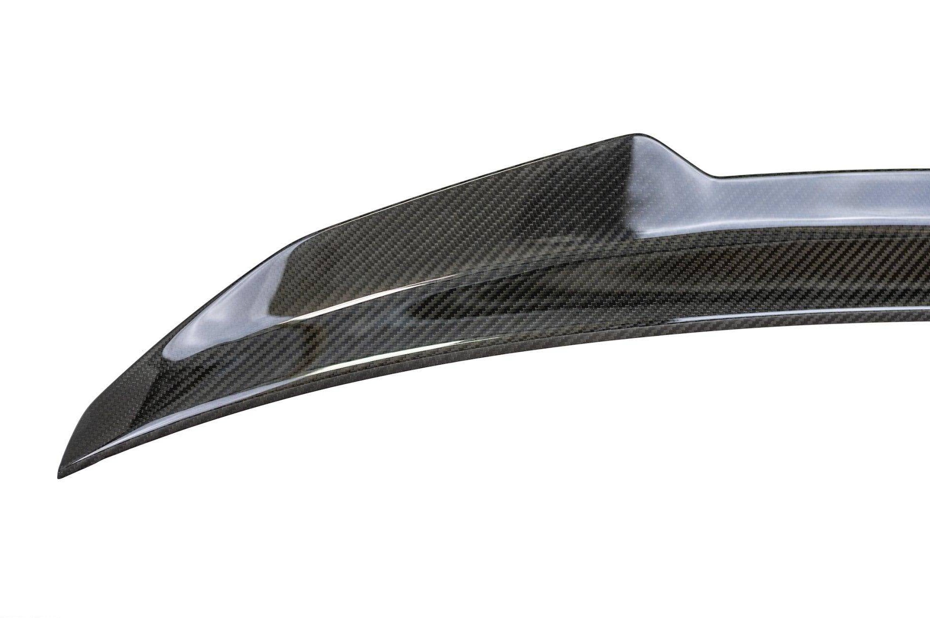 TRE Pre - Preg Carbon Fibre Ducktail Rear Spoiler for Audi RS3 Saloon (2017 - 2020, 8V LCI) - AUTOID - Rear Spoilers - TRE