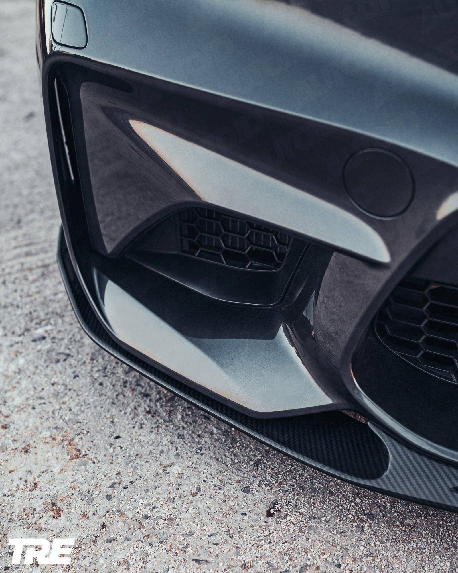 TRE Pre-preg Carbon Fibre Front Splitter for BMW M2 (2015-2018, F87), Front Lips & Splitters, TRE - AUTOID | Premium Automotive Accessories