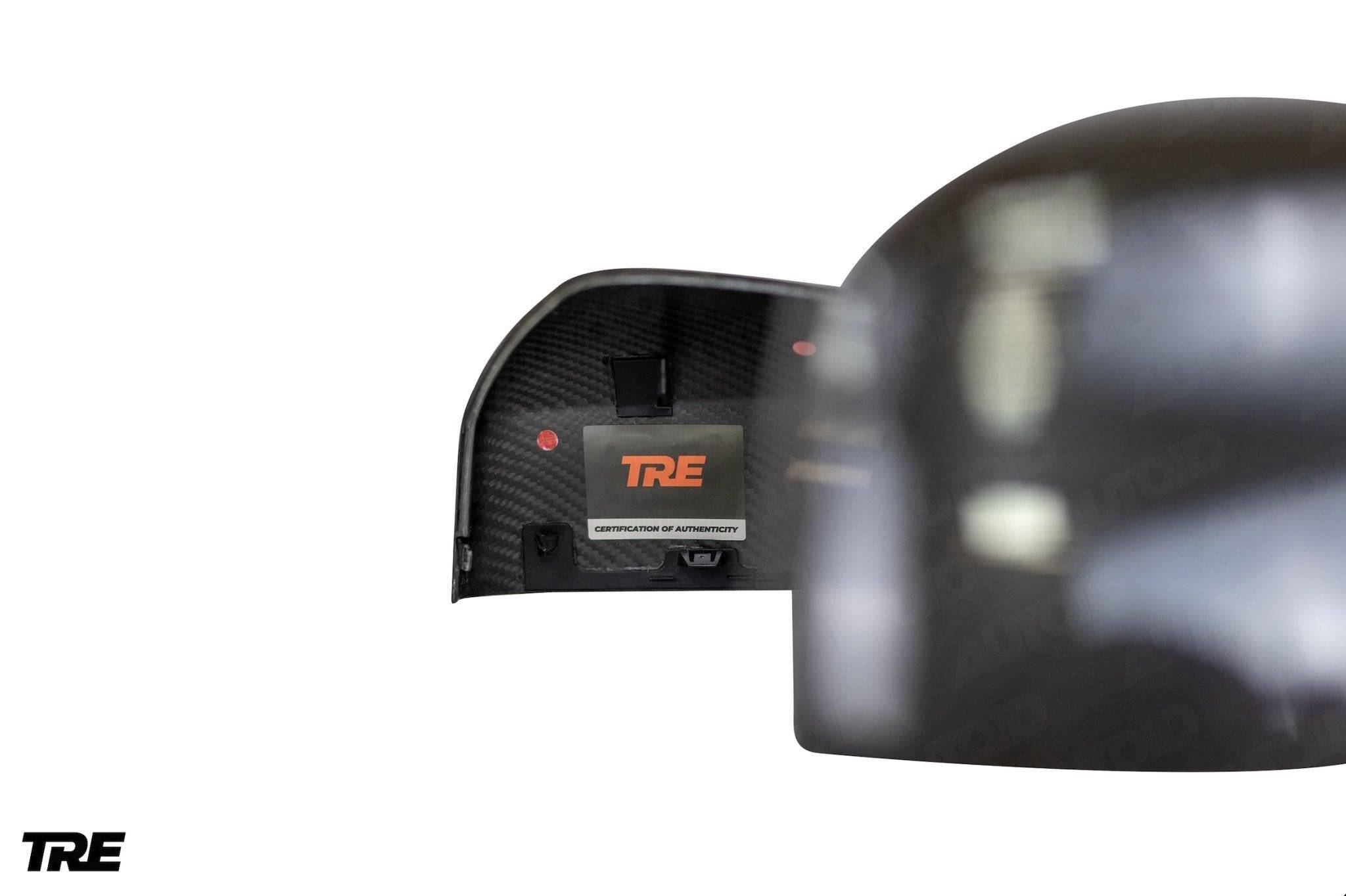 TRE Pre-Preg Carbon Fibre Mirror Covers for BMW X Series (2018+, G01 G05 G07), Mirror Covers, TRE - AUTOID | Premium Automotive Accessories