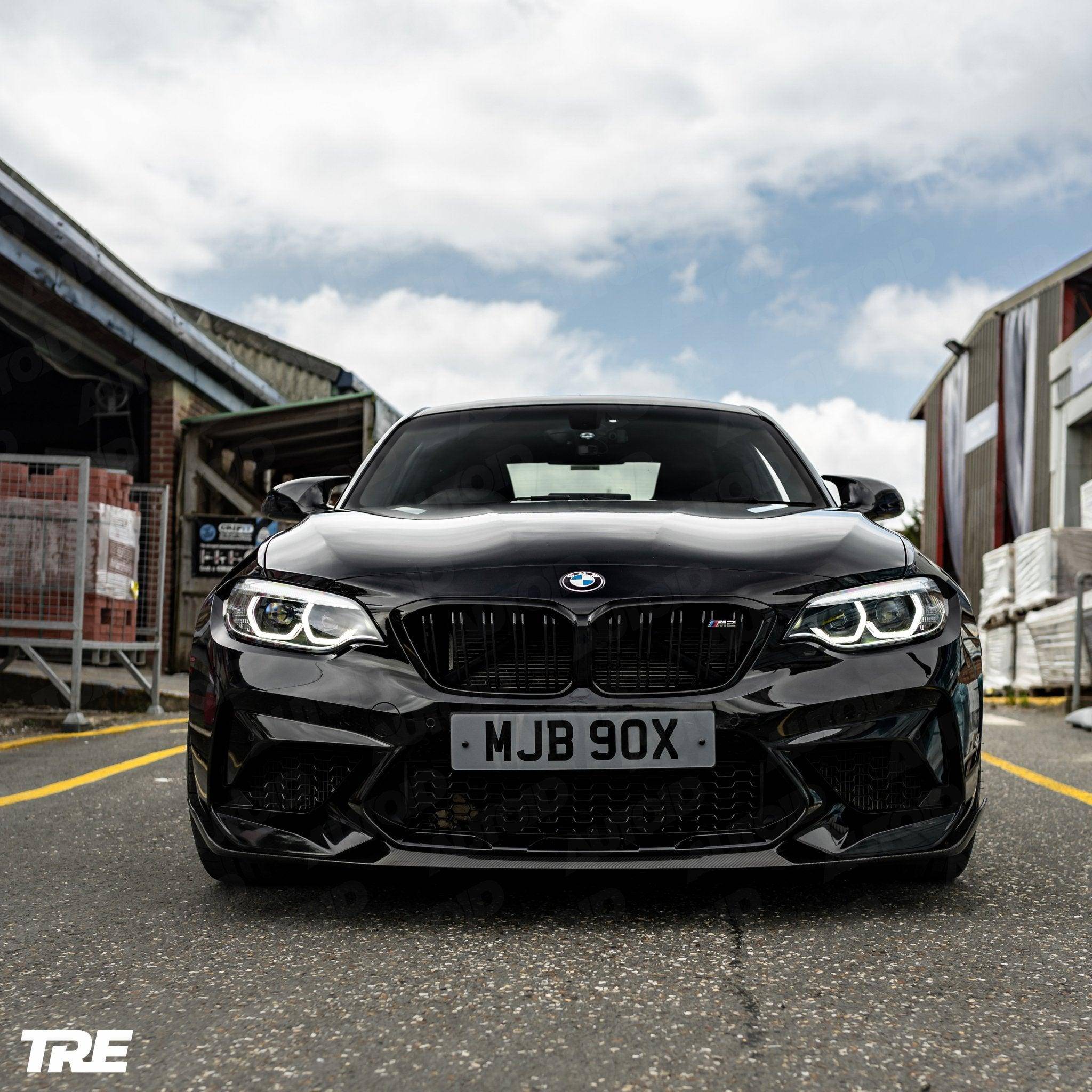 TRE Pre-preg Carbon Fibre Performance Front Splitter for BMW M2 Competition (2018-2021, F87), Front Lips & Splitters, TRE - AUTOID | Premium Automotive Accessories