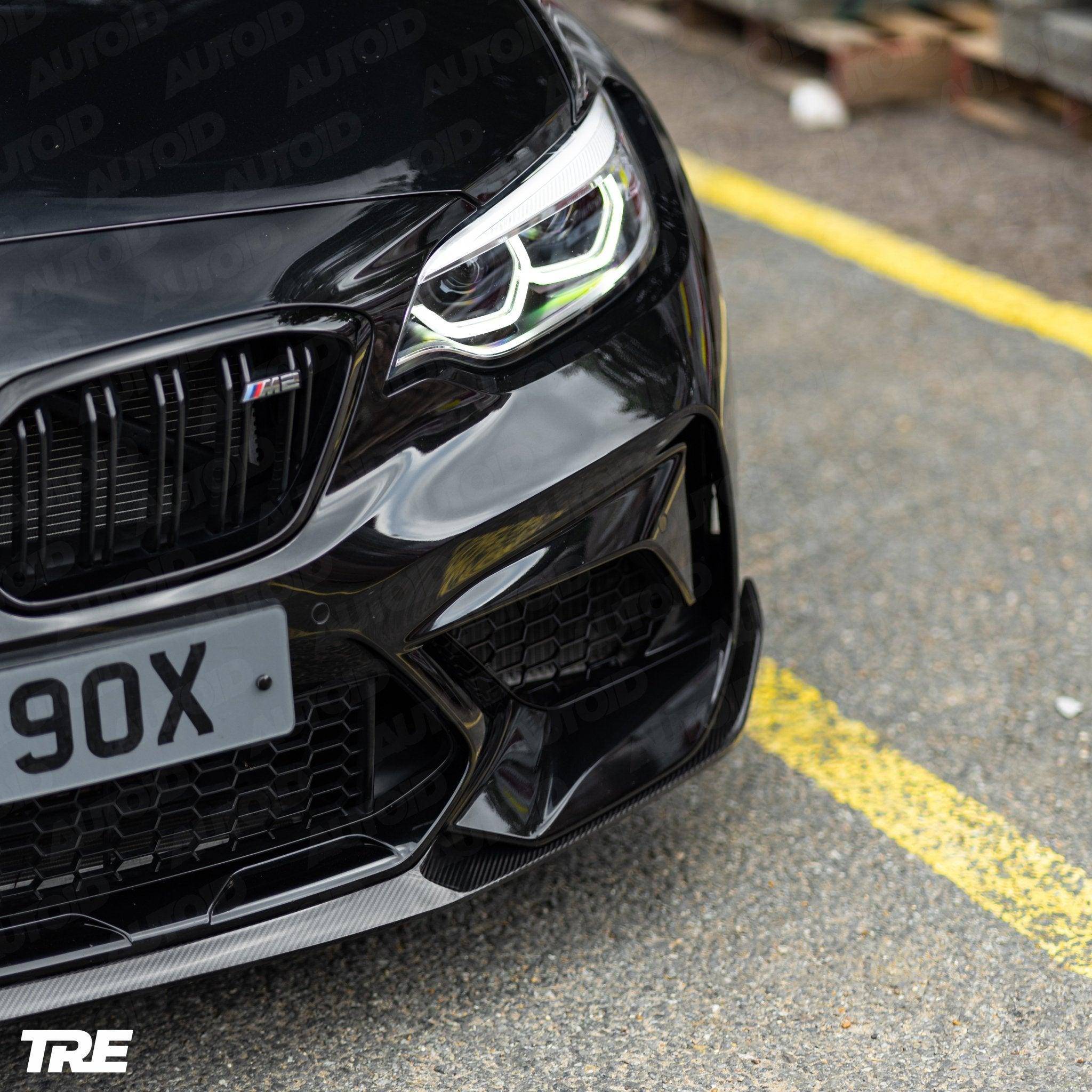 TRE Pre-preg Carbon Fibre Performance Front Splitter for BMW M2 Competition (2018-2021, F87), Front Lips & Splitters, TRE - AUTOID | Premium Automotive Accessories