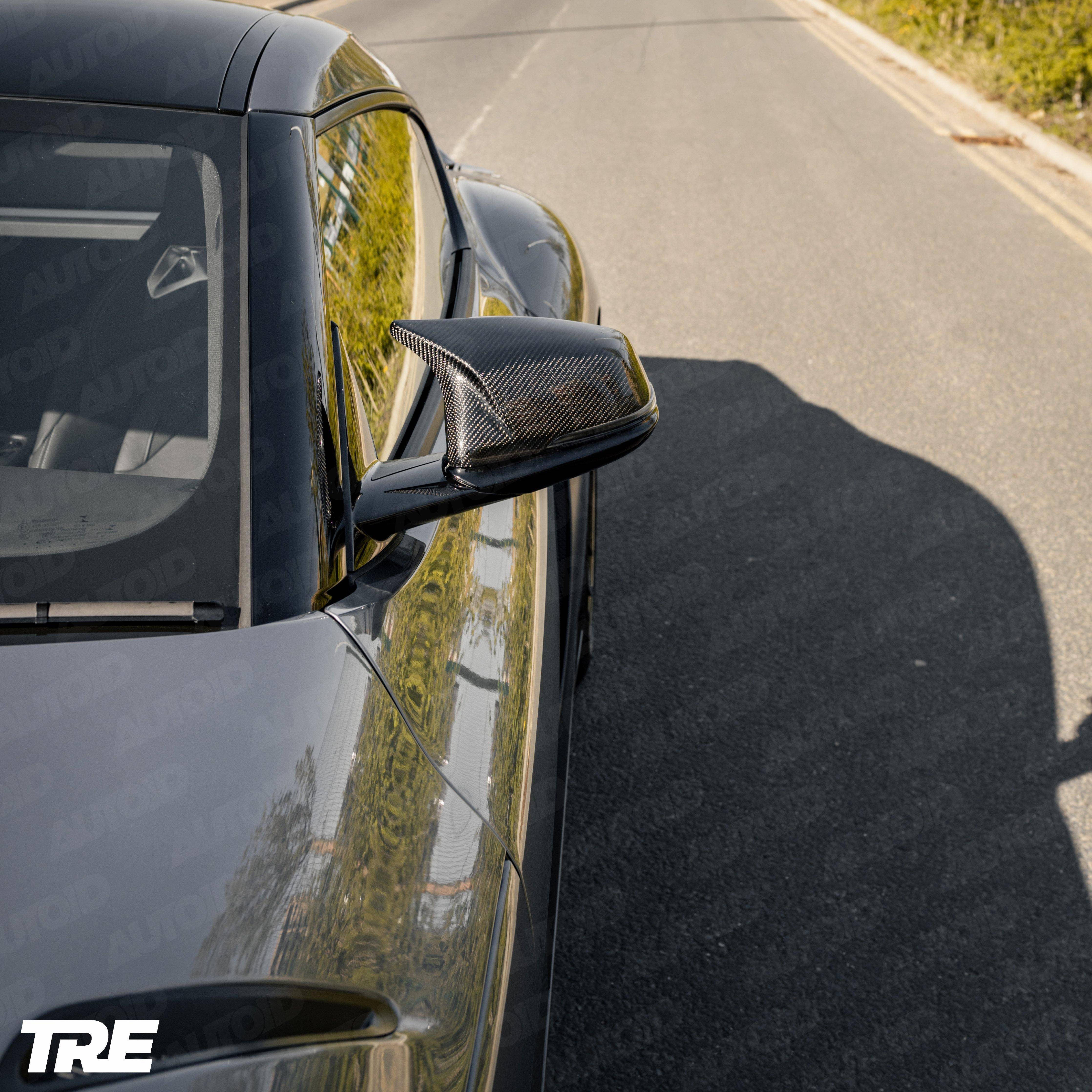 TRE Pre-Preg Carbon Fibre M Style Mirror Covers for BMW & Supra (2019+, F40 F45 G29 J29), Mirror Covers, TRE - AUTOID | Premium Automotive Accessories