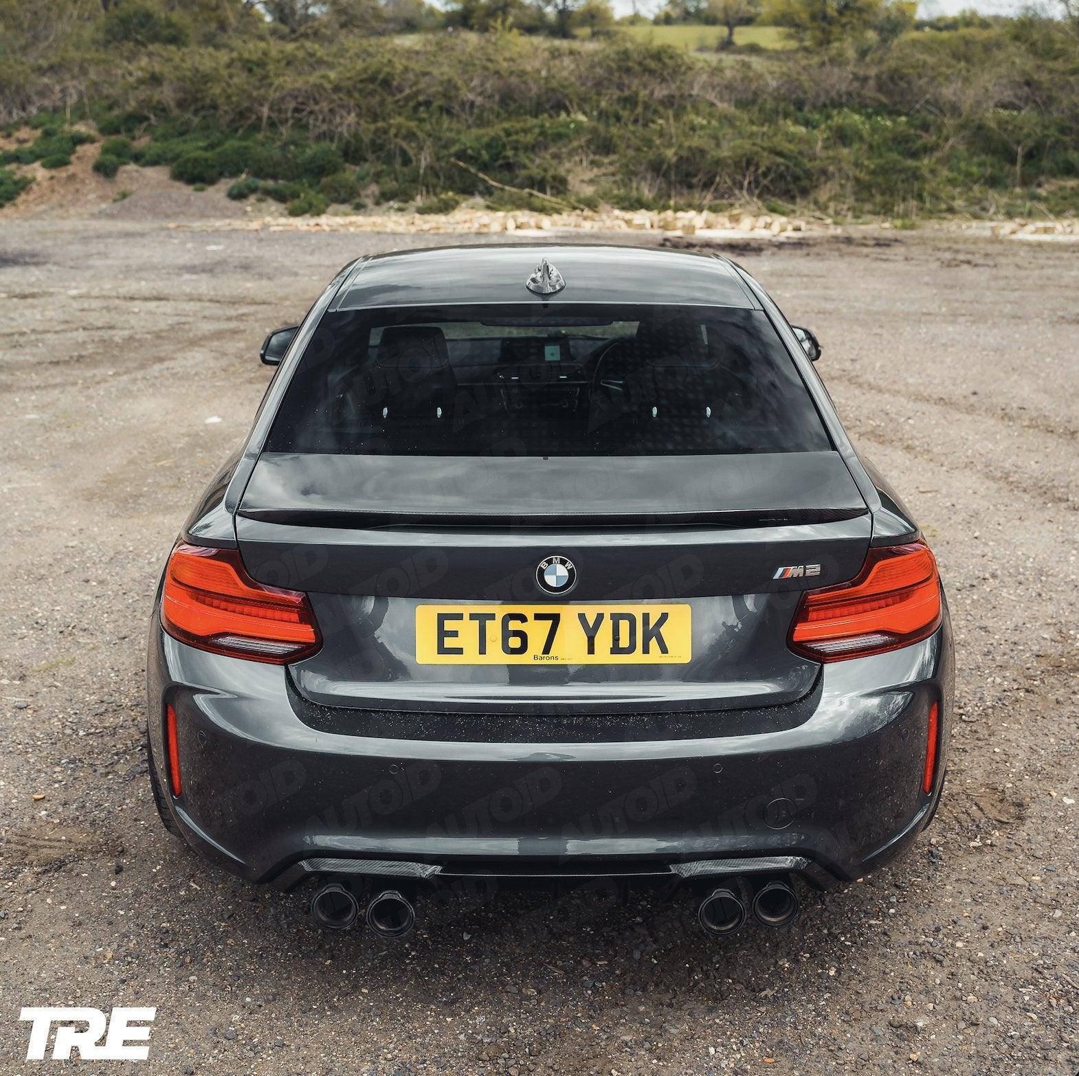 TRE Pre - preg Carbon Fibre Performance Spoiler for BMW 2 Series & M2 (2014 - 2021, F22 F87) - AUTOID - Rear Spoilers - TRE