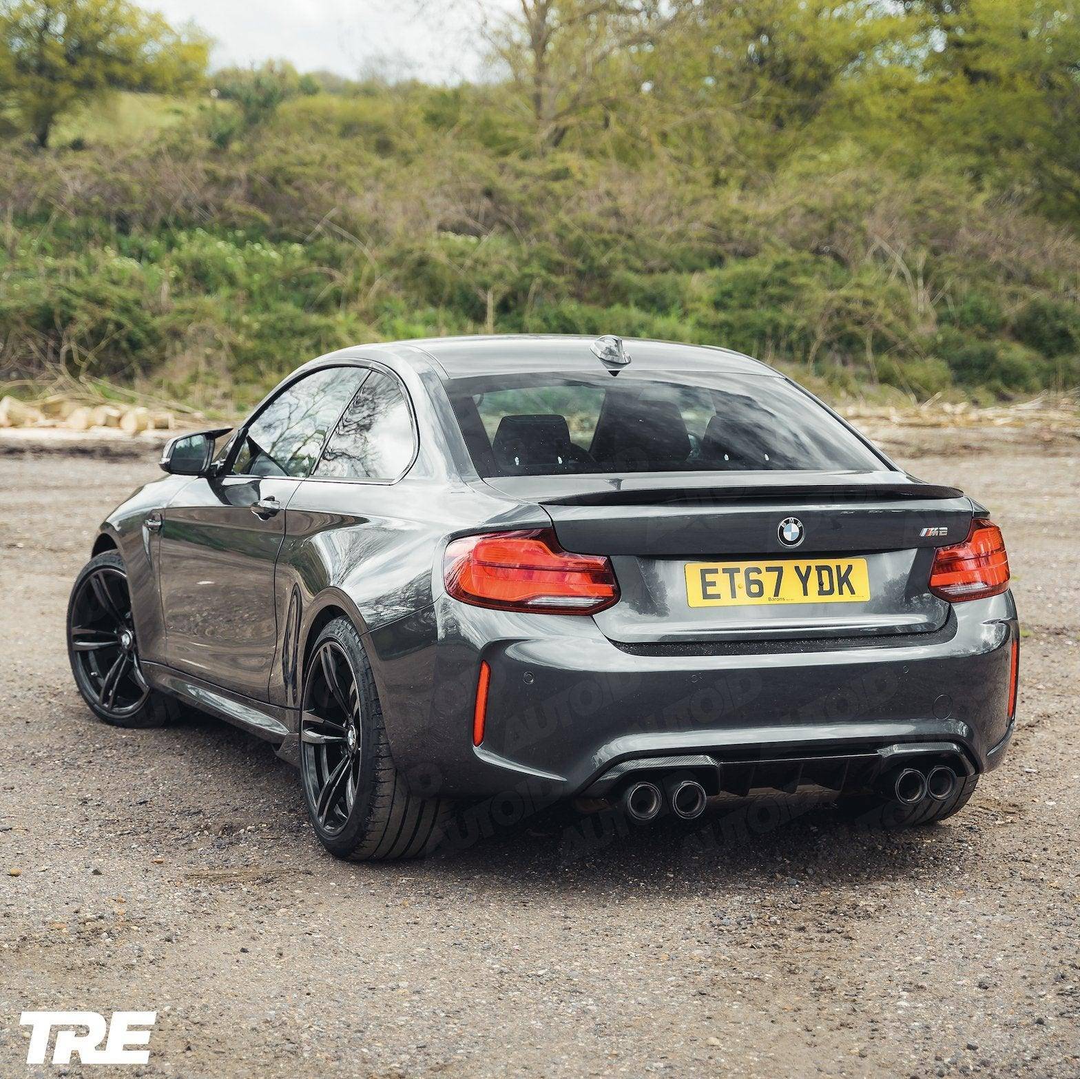 TRE Pre - preg Carbon Fibre Performance Spoiler for BMW 2 Series & M2 (2014 - 2021, F22 F87) - AUTOID - Rear Spoilers - TRE