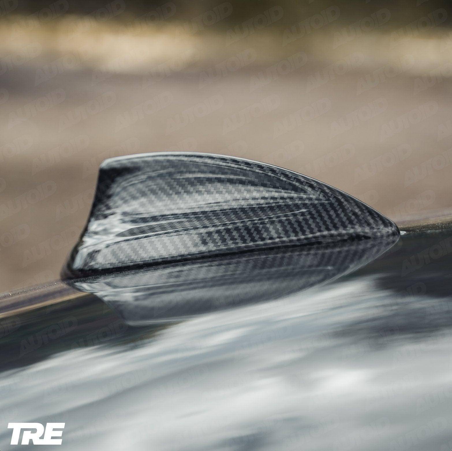 BMW Carbon Fibre Shark Fin Aerial Cover by TRE, Carbon Roofs & Accessories, TRE - AUTOID | Premium Automotive Accessories