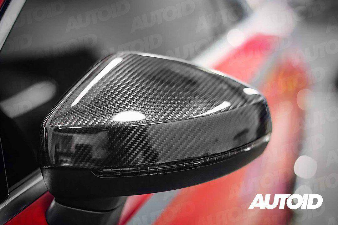 TRE Pre - preg Carbon Fibre Wing Mirror Covers for Audi A3 & RS3 (2012 - 2020, 8V) - AUTOID - Mirror Covers - TRE