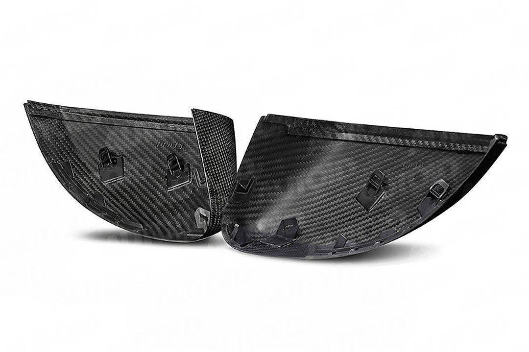 TRE Pre - preg Carbon Fibre Wing Mirror Covers for Audi A3 & RS3 (2012 - 2020, 8V) - AUTOID - Mirror Covers - TRE