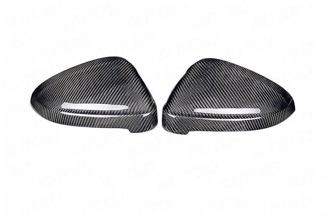 TRE Pre-preg Carbon Fibre Wing Mirror Covers for Audi A4 & A5 Series (2015+, B9), Mirror Covers, TRE - AUTOID | Premium Automotive Accessories