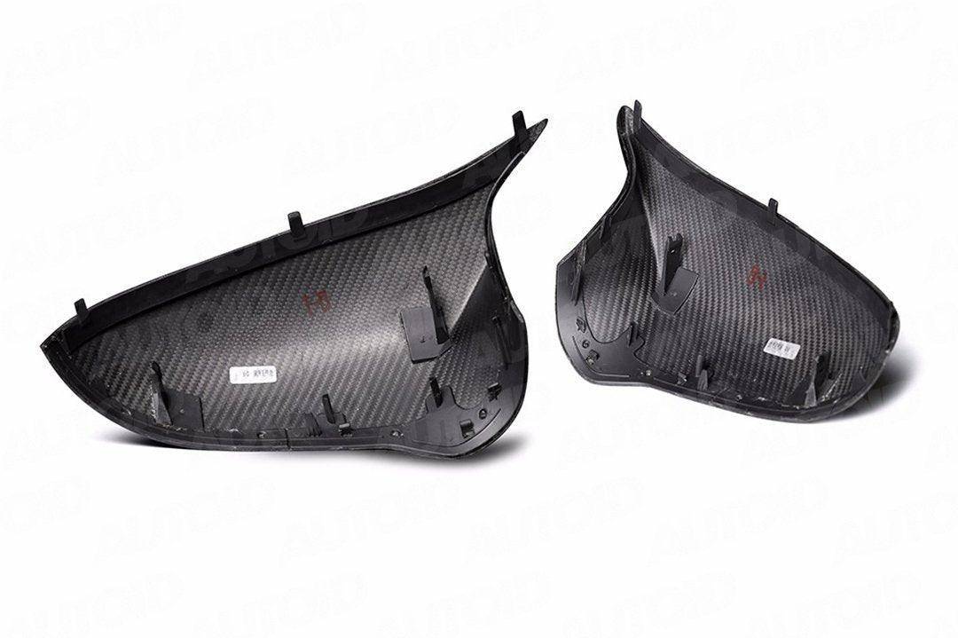 TRE Pre - preg Carbon Fibre Wing Mirror Covers for BMW M2 Competition, M3 & M4 (2014 - 2021, F87 F80 F82) - AUTOID - Mirror Covers - TRE