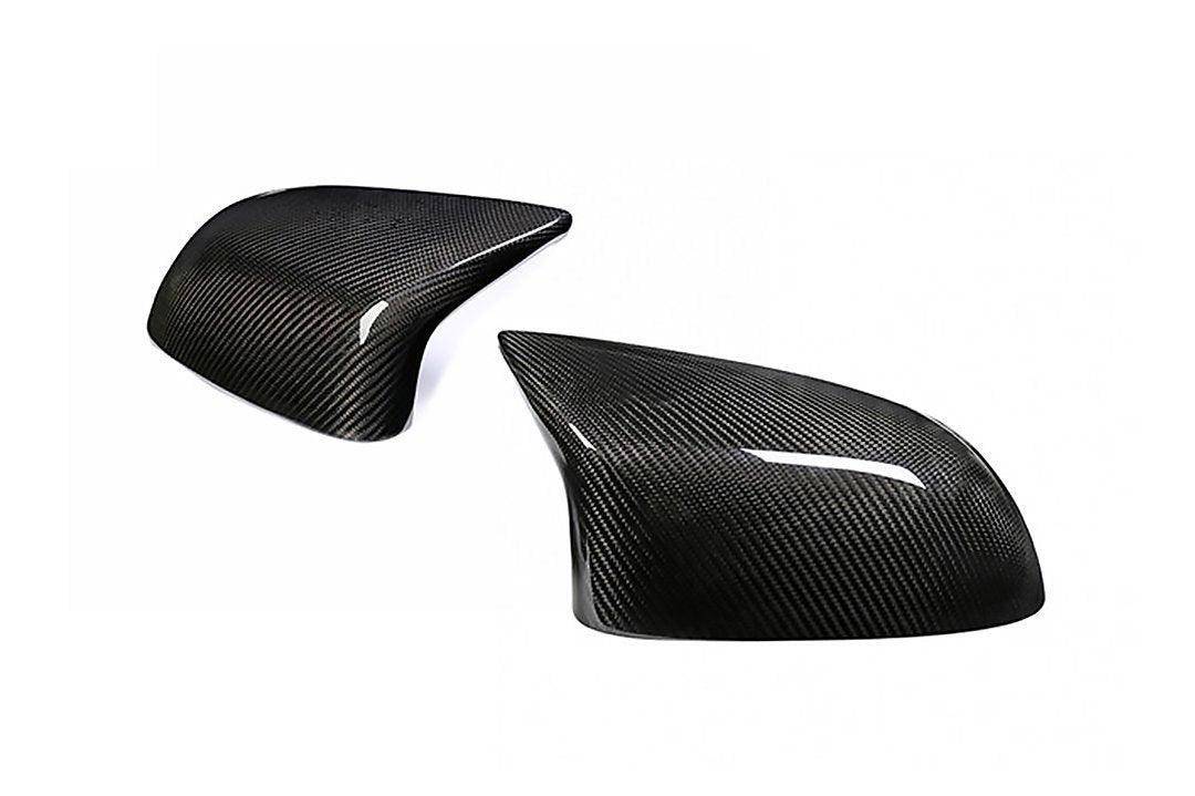 TRE Pre-preg Carbon Fibre Wing Mirror Covers for BMW X5M & X6M (2014-2019, F85 F86), Mirror Covers, TRE - AUTOID | Premium Automotive Accessories