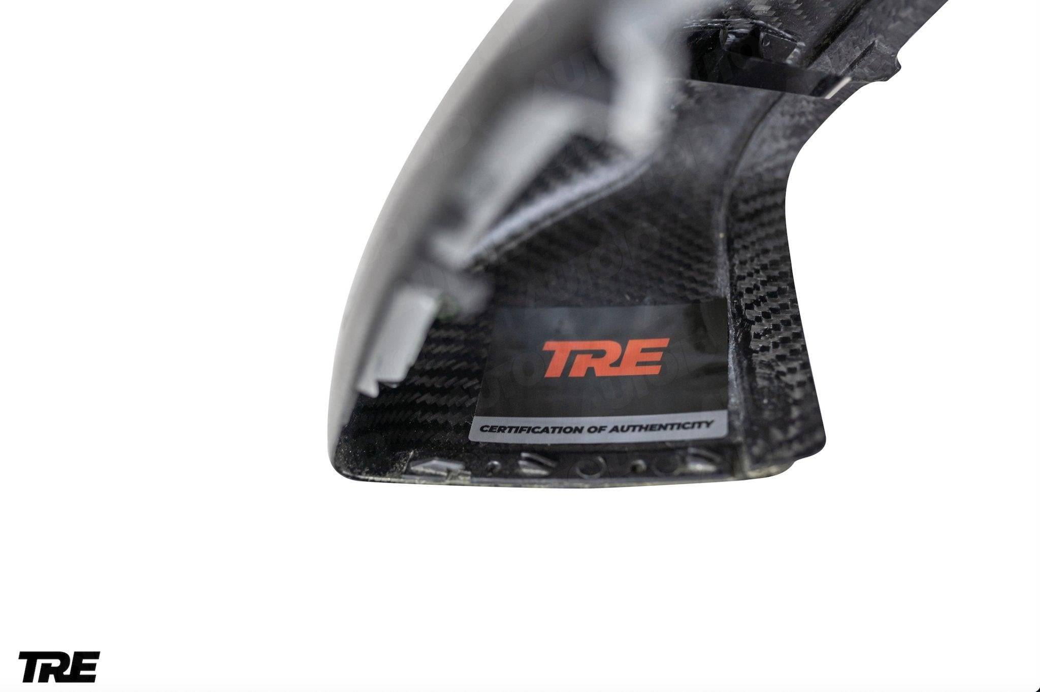 TRE Pre-preg Carbon Fibre Wing Mirror Covers for Mercedes C Class & C63 (2014+, W205), Mirror Covers, TRE - AUTOID | Premium Automotive Accessories