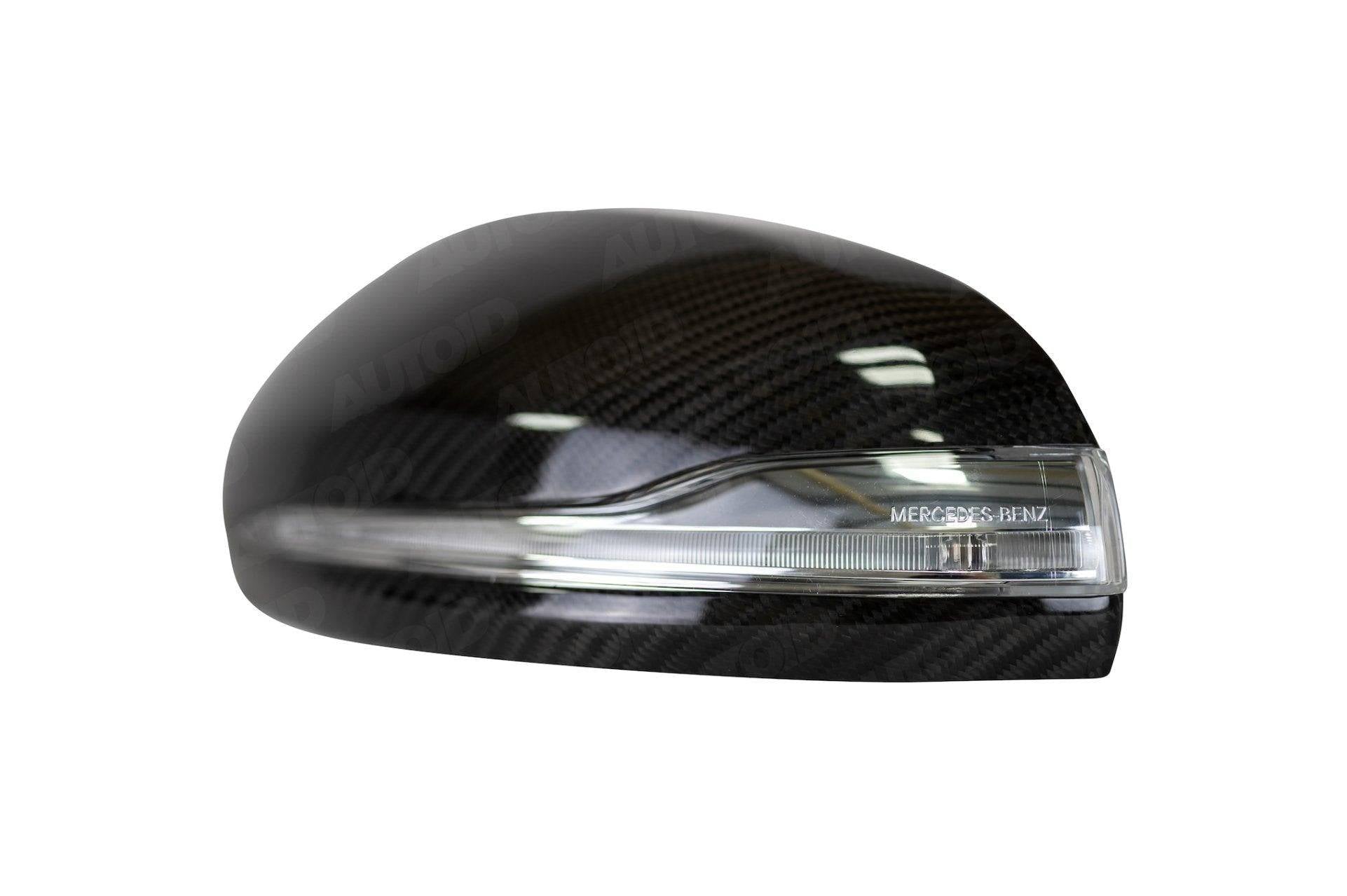 TRE Pre - preg Carbon Fibre Wing Mirror Covers for Mercedes C Class & C63 (2014+, W205) - AUTOID - Mirror Covers - TRE